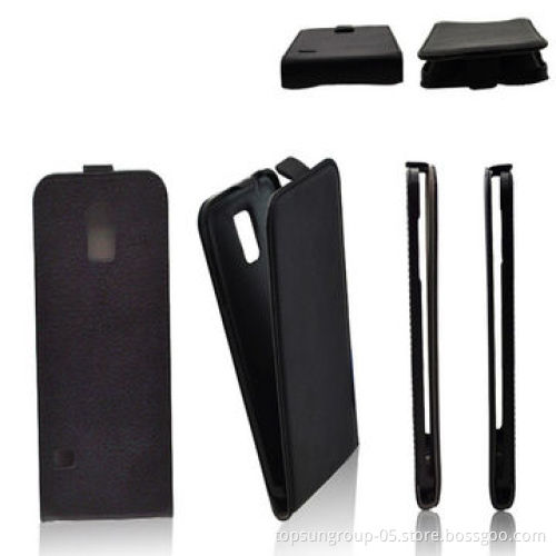 Leather flip case for Samsung galaxy s5